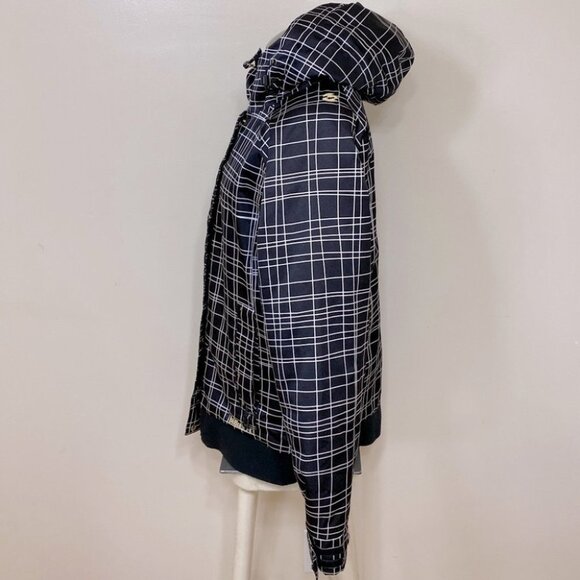 Billabong Altyr Winter Ski Snowboard Coat Black & White Lines S - Picture 13 of 16